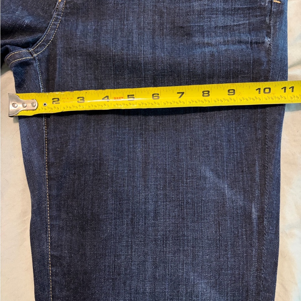 Citizens Of Humanity Dark Blue Straight Leg Jeans - Picture 14 of 16